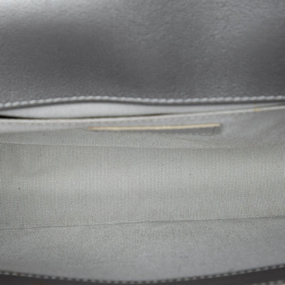 Chanel Old Medium Quilted Metallic Caviar Boy Flap