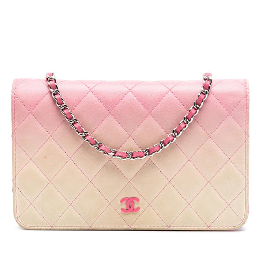 Chanel Ombre Lambskin Degrade Wallet On Chain