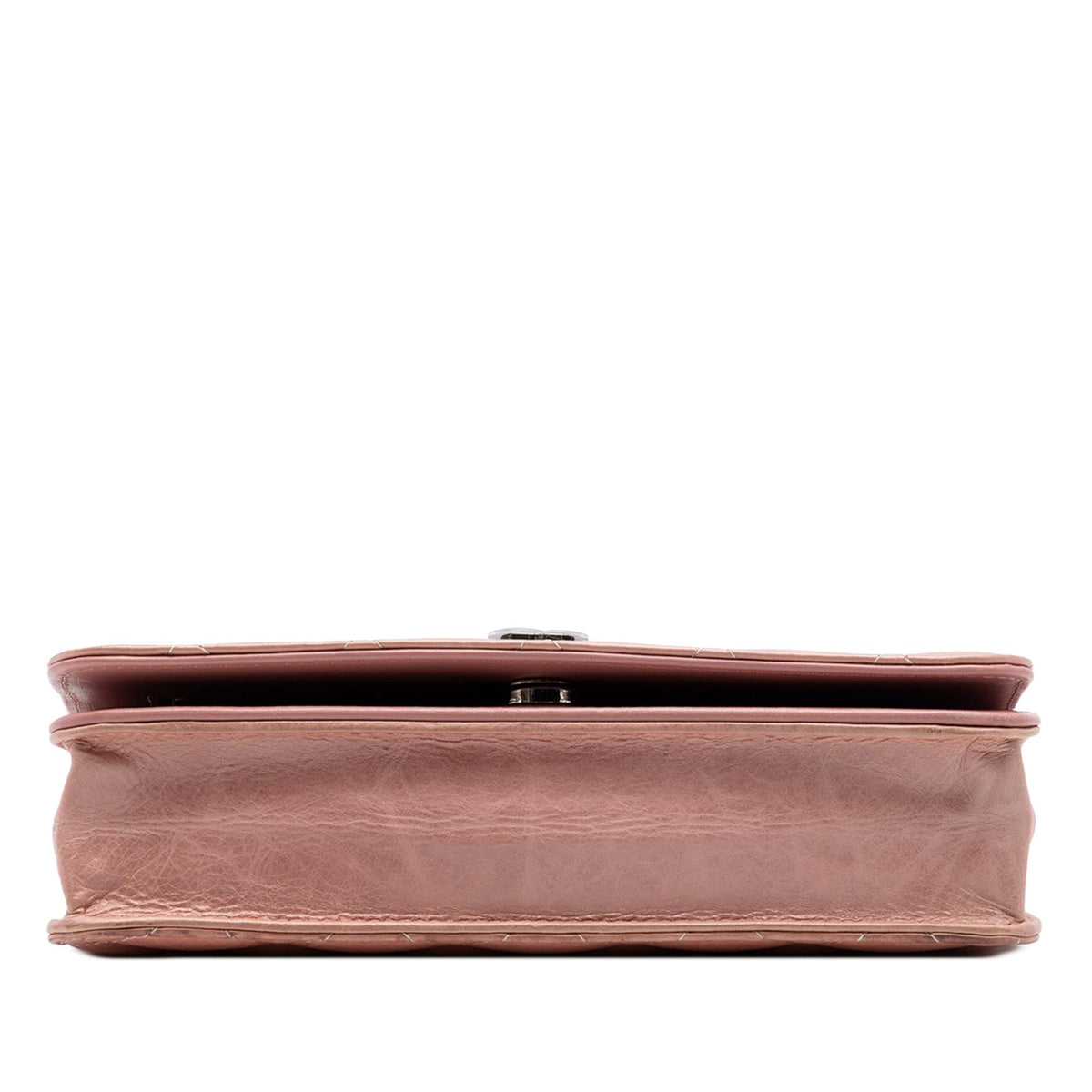 Chanel Ombre Patent and Aged Calfskin Crystal Wallet On Chain