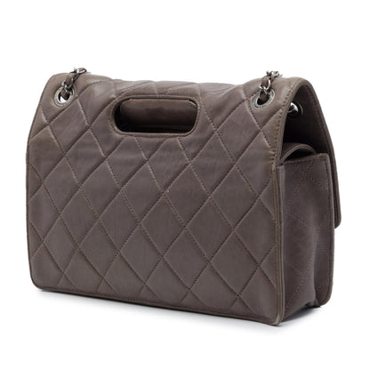 Chanel Paris Byzance Jumbo Washed Lambskin Take Away Flap