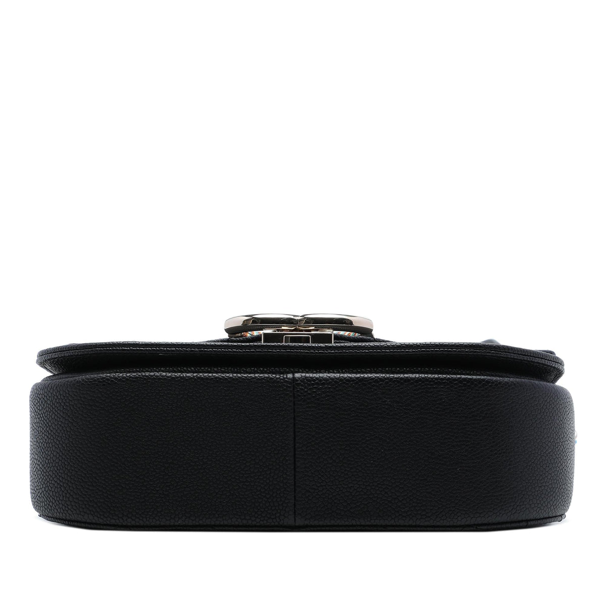Chanel Paris Cuba Medium Quilted Caviar Thread Around Flap