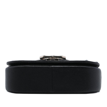 Chanel Paris Cuba Medium Quilted Caviar Thread Around Flap