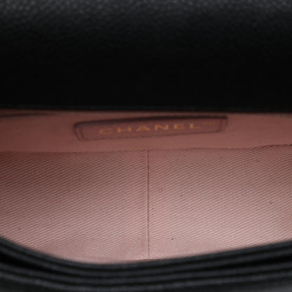 Chanel Paris Cuba Medium Quilted Caviar Thread Around Flap