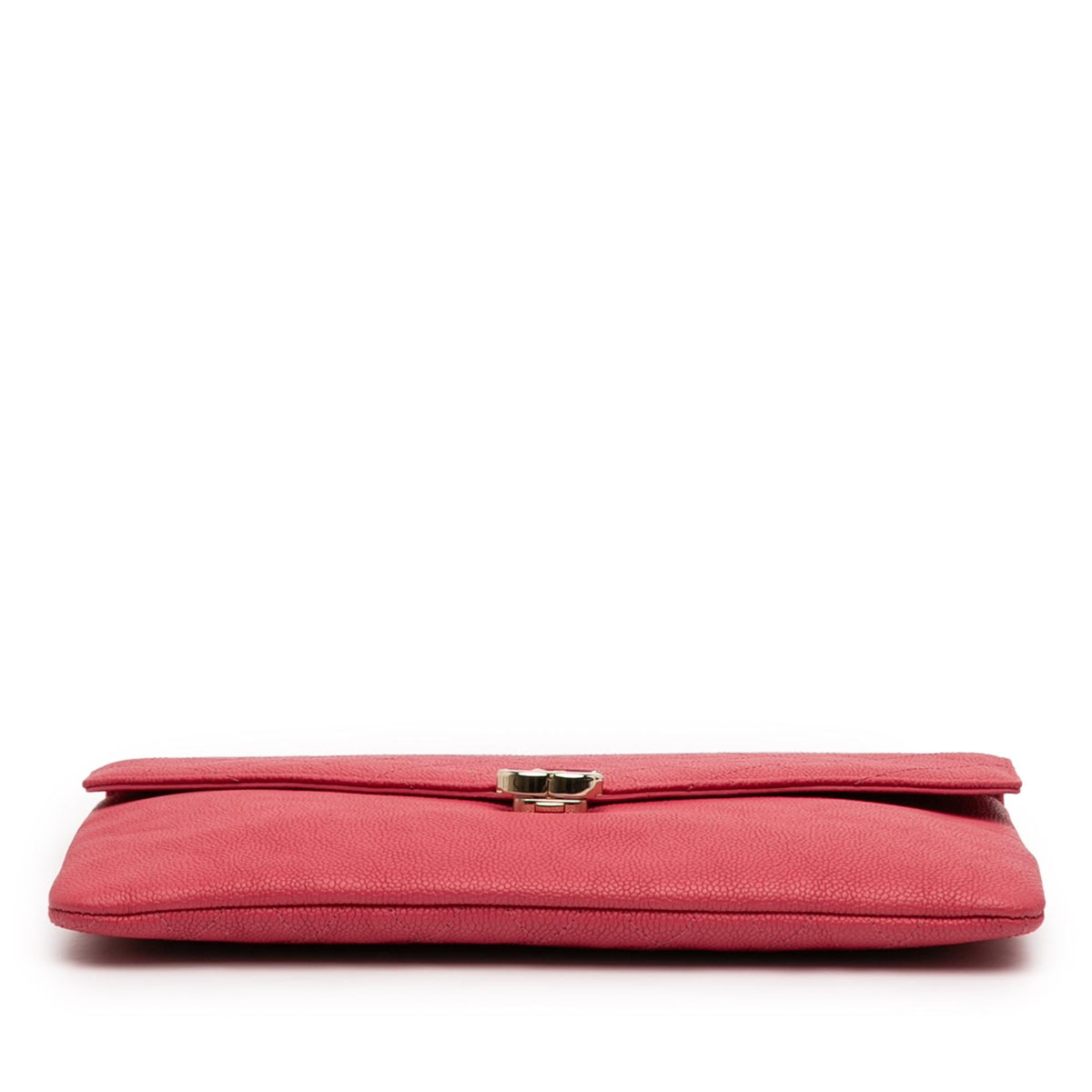 Chanel Paris Cuba Quilted Caviar Thread Around Envelope Clutch