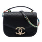 Chanel Paris Cuba Small Quilted Caviar Thread Around Flap