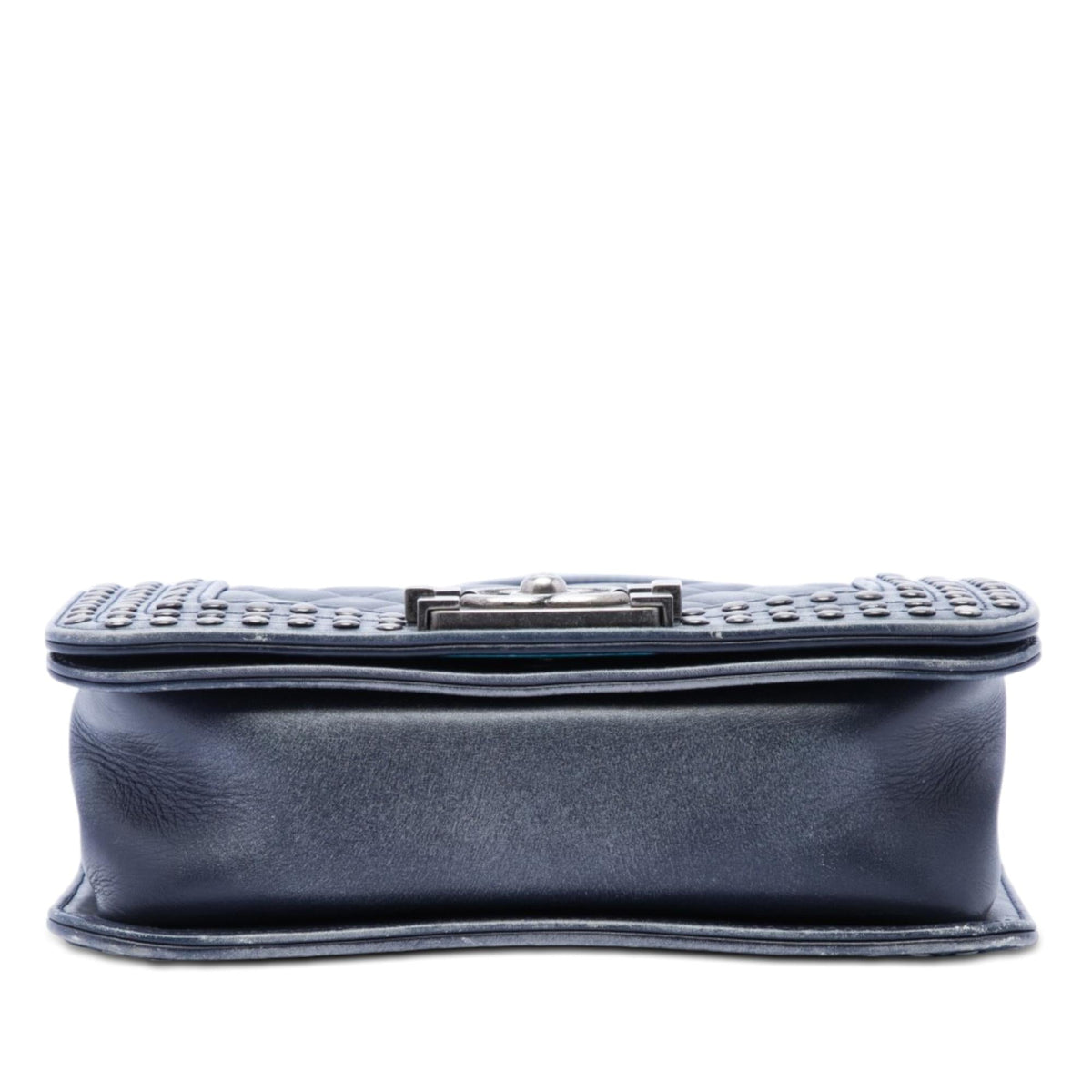 Chanel Paris Dallas Small Quilted Distressed Calfskin Studded Boy Flap