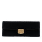 Chanel Paris Hamburg Quilted Velvet Clutch