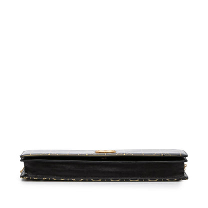 Chanel Paris Moscou Vinyl Moujik Clutch with Chain