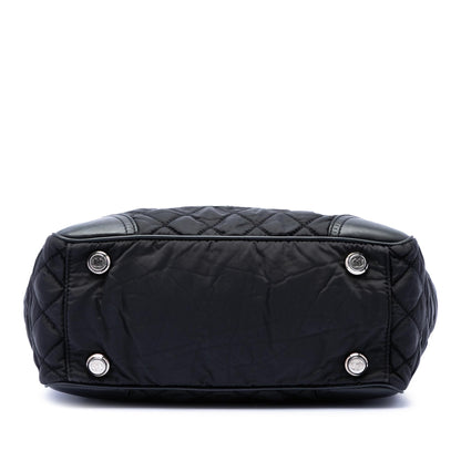 Chanel Paris New York Quilted Nylon Tote