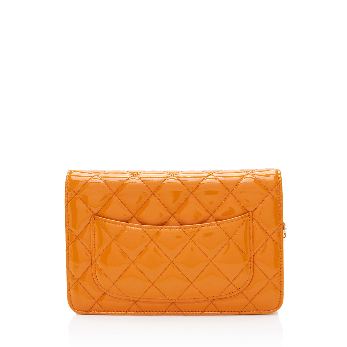 Chanel Patent Leather Classic Wallet on Chain