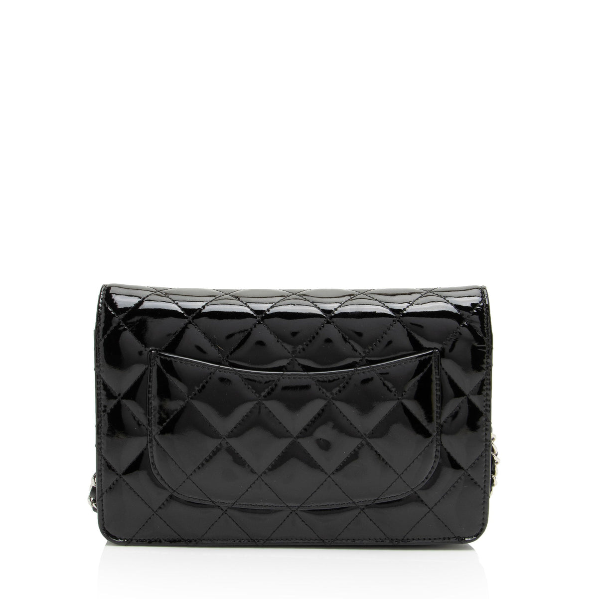 Chanel Patent Leather Classic Wallet on Chain