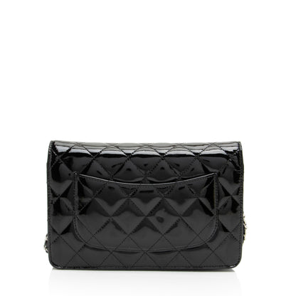 Chanel Patent Leather Classic Wallet on Chain