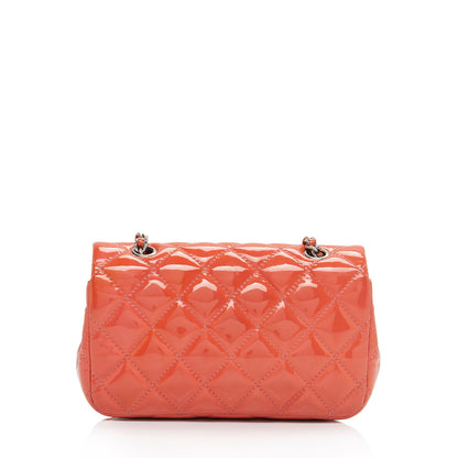 Chanel Patent Leather Rectangular Extra Mini Flap Bag
