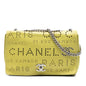 Chanel Perforated Calfskin Logo Eyelet Flap