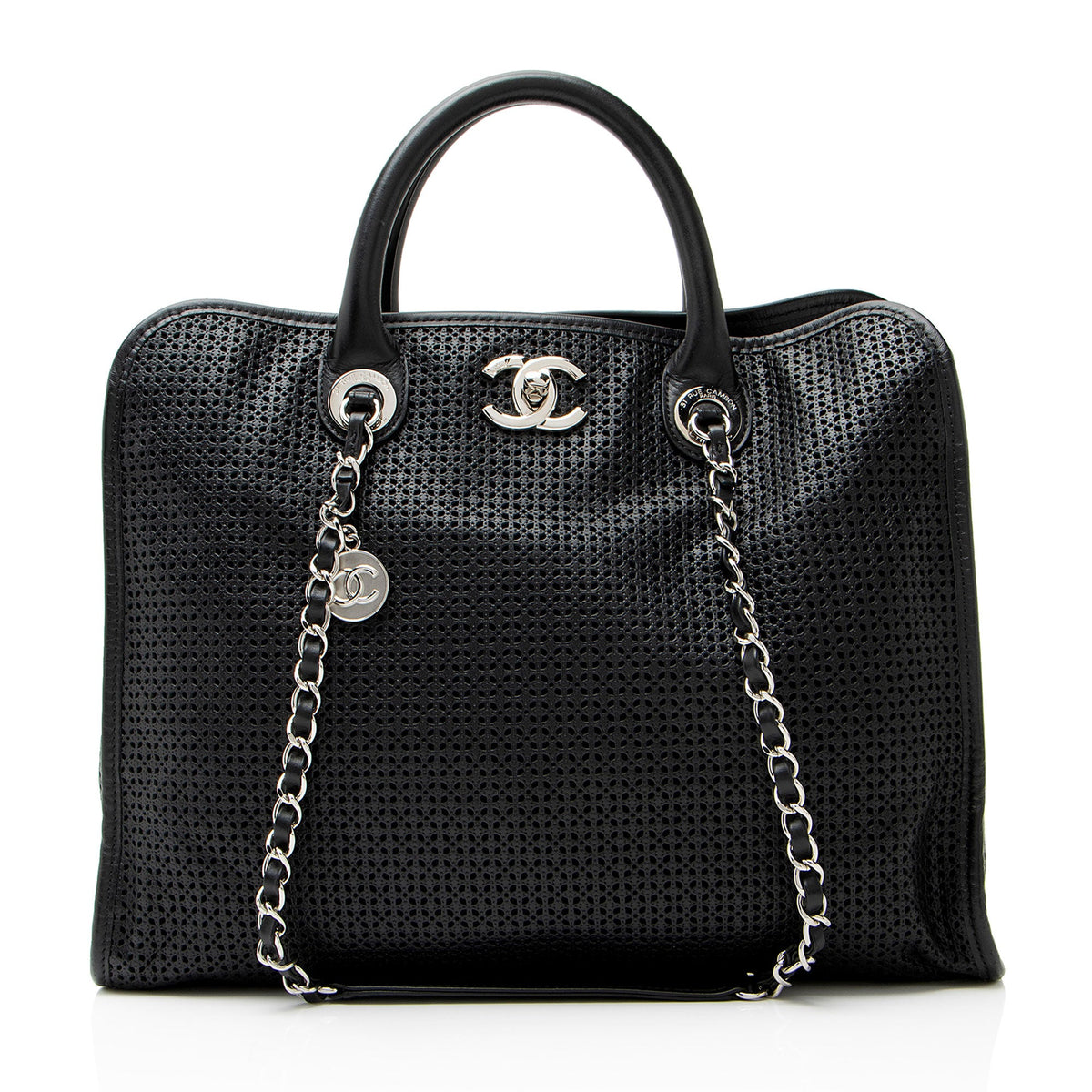 Chanel Perforated Calfskin Up In The Air Large Tote