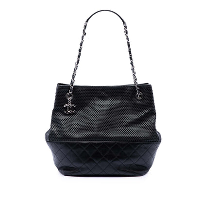 Chanel Perforated Calfskin Up In The Air North South Tote