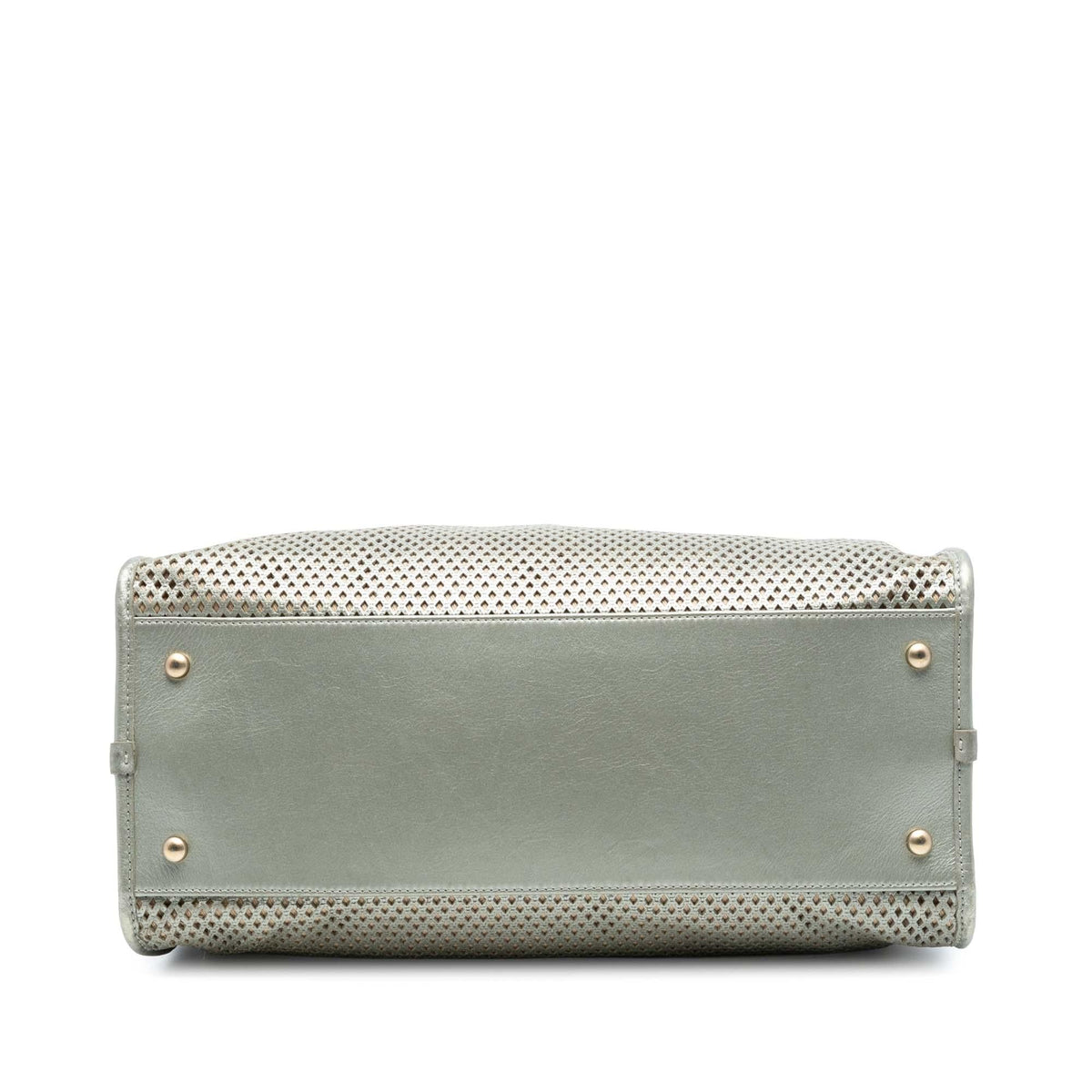 Chanel Perforated Metallic Calfskin Up In The Air Tote
