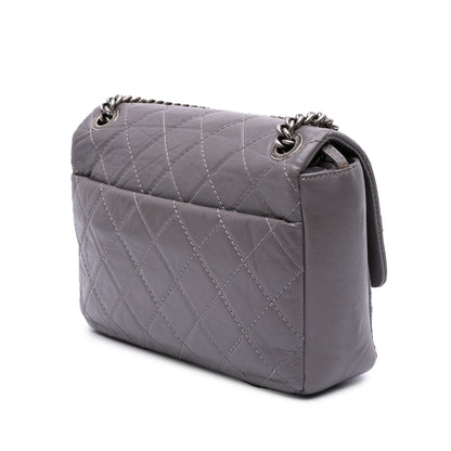 Chanel Quilted Aged Calfskin CC Square Flap