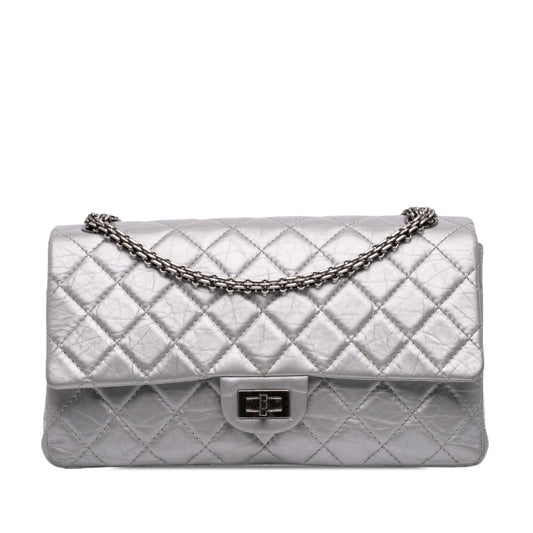 Chanel Quilted Aged Calfskin Reissue 2.55 Double Compartment Single Flap 226