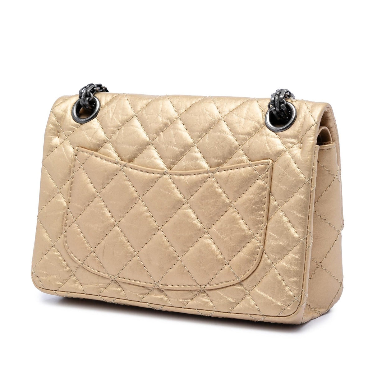 Chanel Quilted Aged Calfskin Reissue 2.55 Double Flap 224