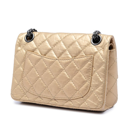 Chanel Quilted Aged Calfskin Reissue 2.55 Double Flap 224