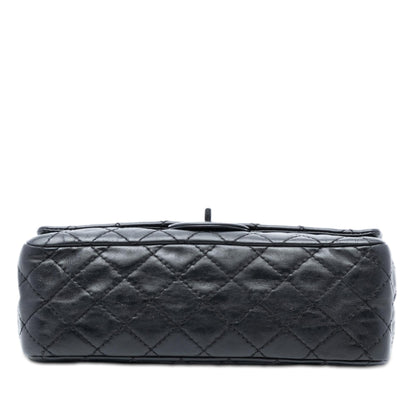 Chanel Quilted Aged Calfskin Reissue 2.55 Double Flap 225 with Mini Pouch