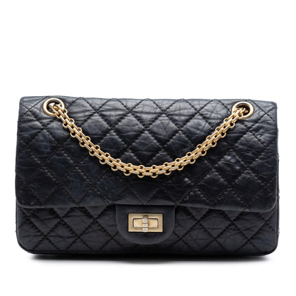 Chanel Quilted Aged Calfskin Reissue 2.55 Double Flap 225