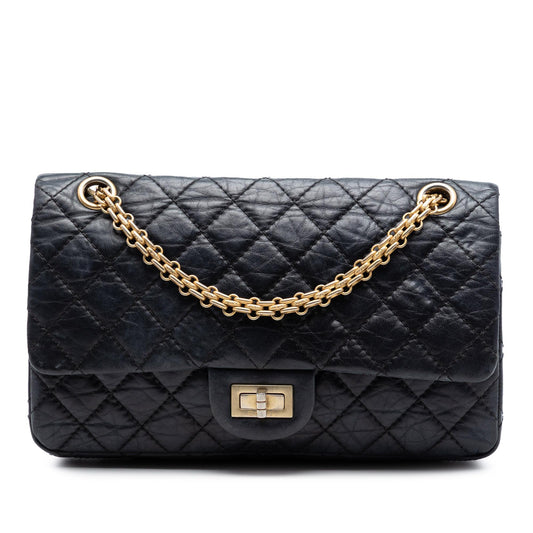 Chanel Quilted Aged Calfskin Reissue 2.55 Double Flap 225