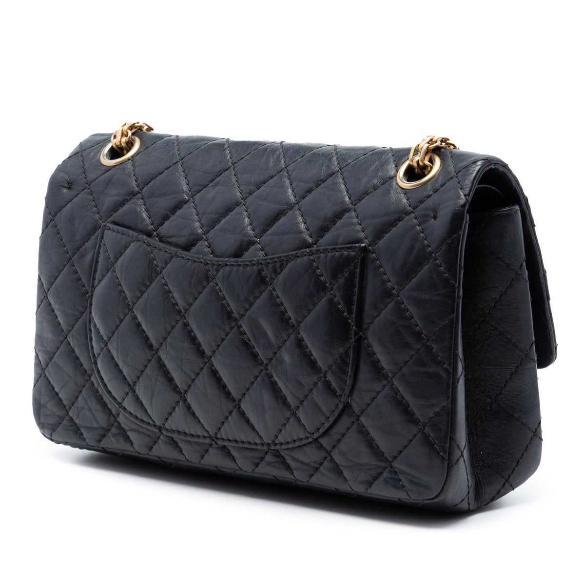 Chanel Quilted Aged Calfskin Reissue 2.55 Double Flap 225