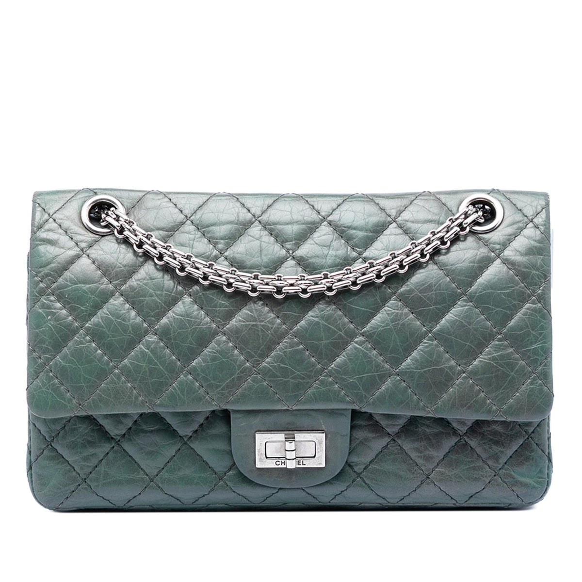 Chanel Quilted Aged Calfskin Reissue 2.55 Double Flap 225