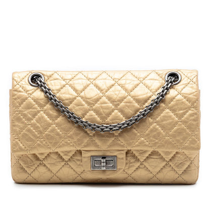 Chanel Quilted Aged Calfskin Reissue 2.55 Double Flap 225