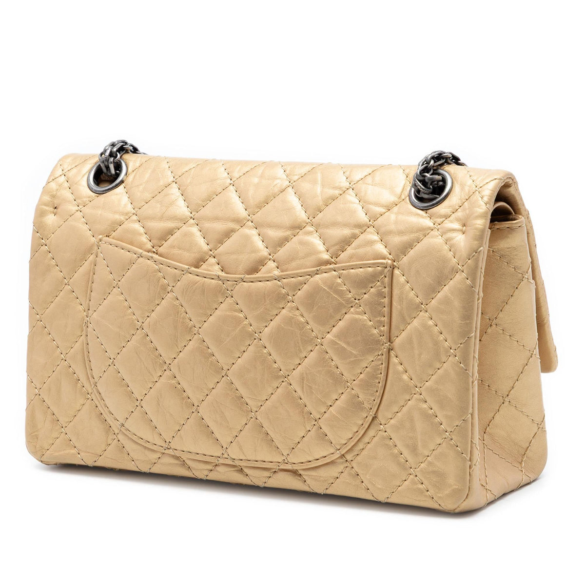 Chanel Quilted Aged Calfskin Reissue 2.55 Double Flap 225