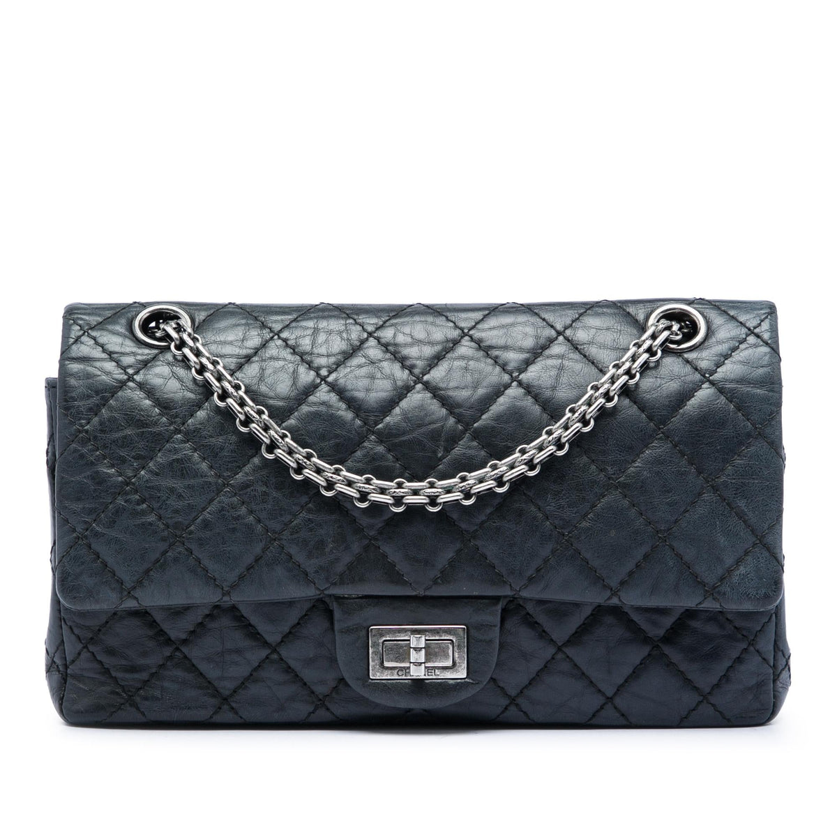 Chanel Quilted Aged Calfskin Reissue 2.55 Double Flap 225