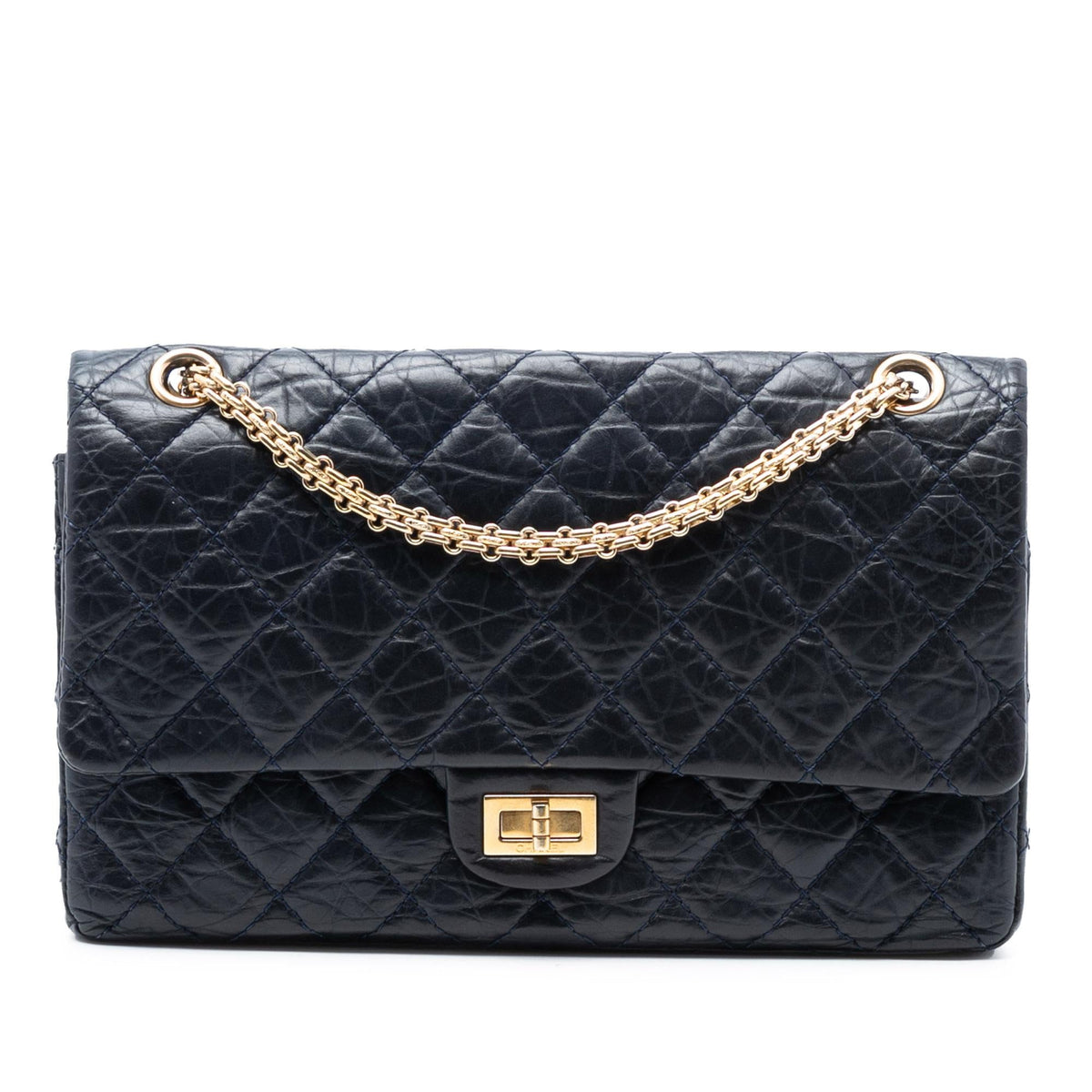 Chanel Quilted Aged Calfskin Reissue 2.55 Double Flap 226