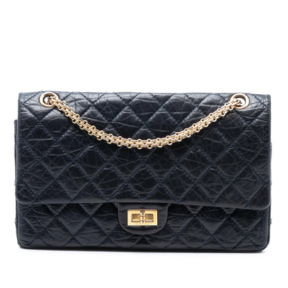 Chanel Quilted Aged Calfskin Reissue 2.55 Double Flap 226