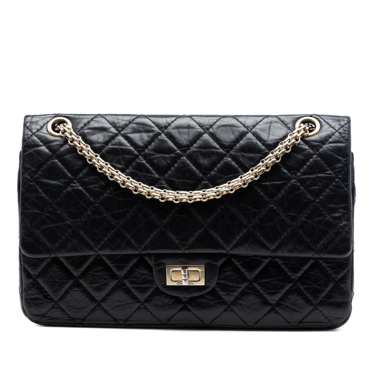 Chanel Quilted Aged Calfskin Reissue 2.55 Double Flap 226