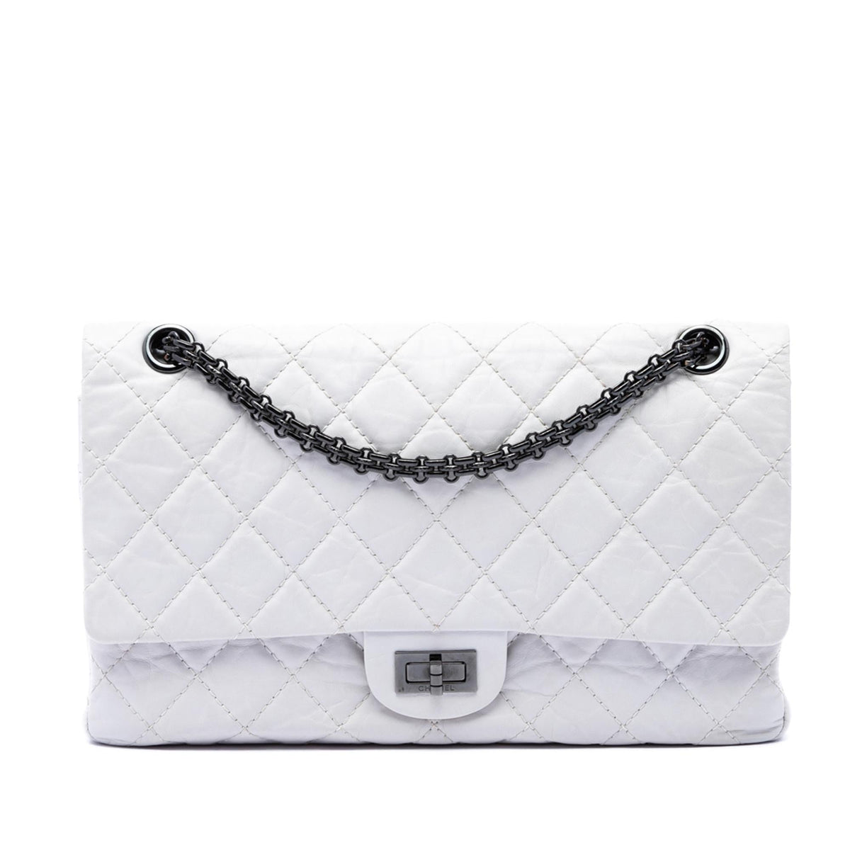 Chanel Quilted Aged Calfskin Reissue 2.55 Double Flap 226