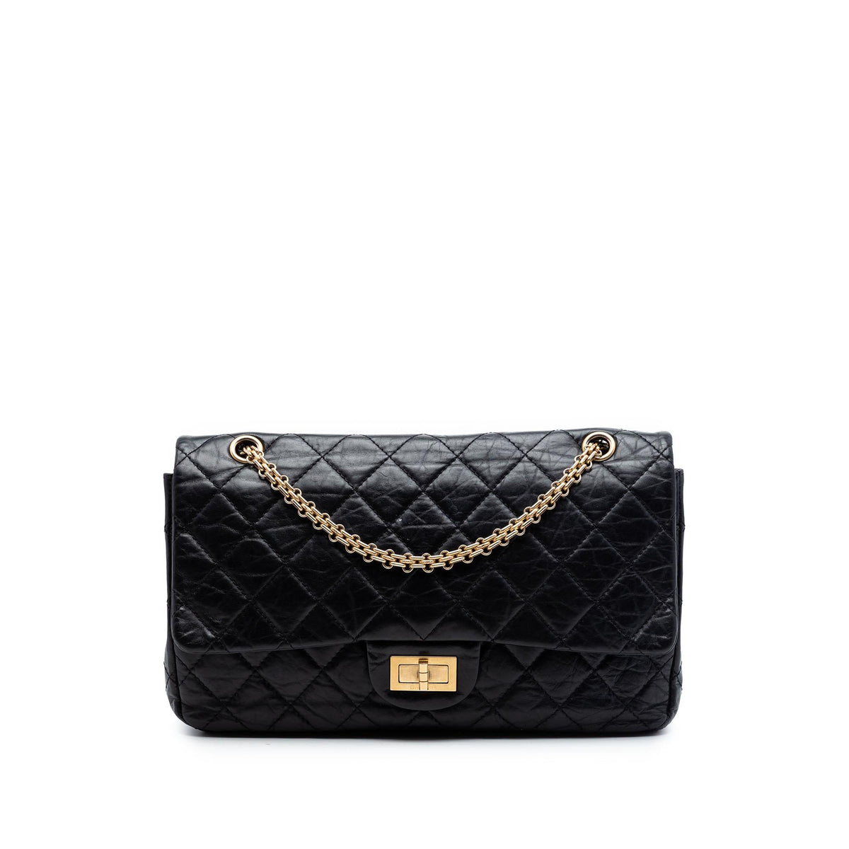 Chanel Quilted Aged Calfskin Reissue 2.55 Double Flap 227