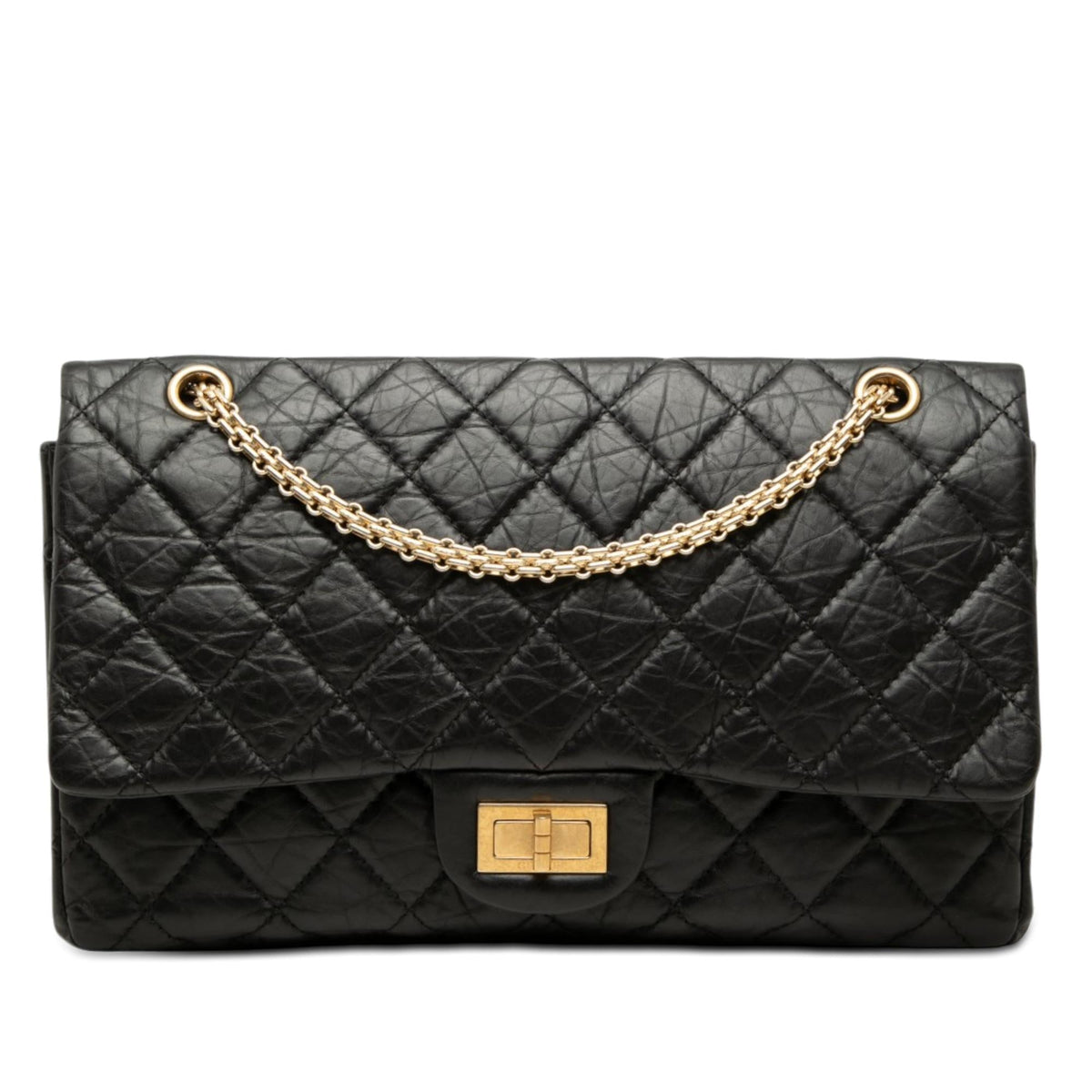 Chanel Quilted Aged Calfskin Reissue 2.55 Double Flap 227