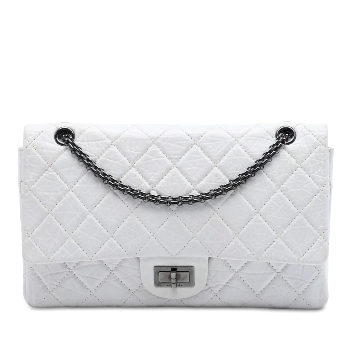 Chanel Quilted Aged Calfskin Reissue 2.55 Double Flap 227