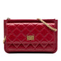 Chanel Quilted Aged Calfskin Reissue 2.55 Wallet on Chain