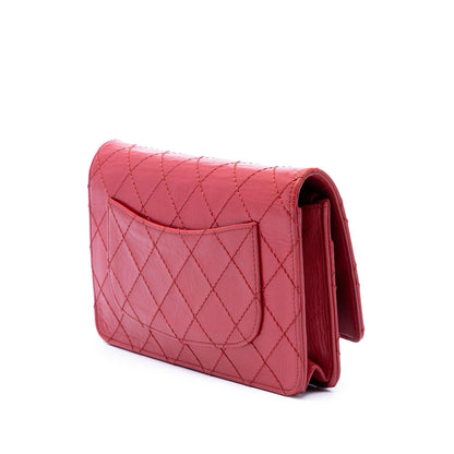 Chanel Quilted Aged Calfskin Reissue 2.55 Wallet on Chain