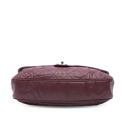 Chanel Quilted Calfskin Coco Pleats Flap