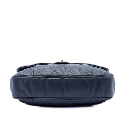 Chanel Quilted Calfskin Coco Pleats Flap