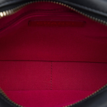 Chanel Quilted Calfskin Logo Enchained Camera Bag