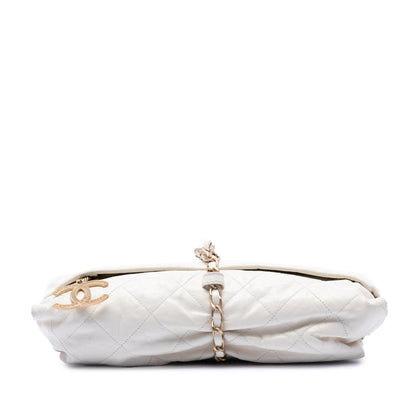 Chanel Quilted Calfskin Midnight Swim Baluchon Bag
