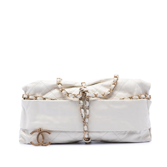 Chanel Quilted Calfskin Midnight Swim Baluchon Bag