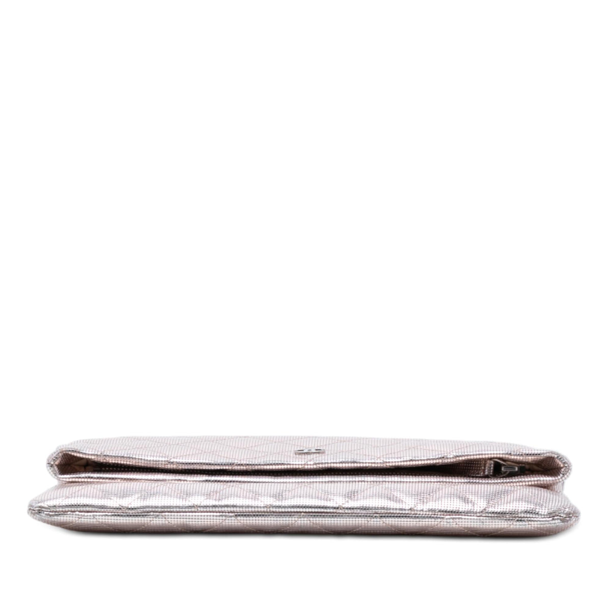 Chanel Quilted Calfskin Pixel Effect Beauty Foldover Clutch