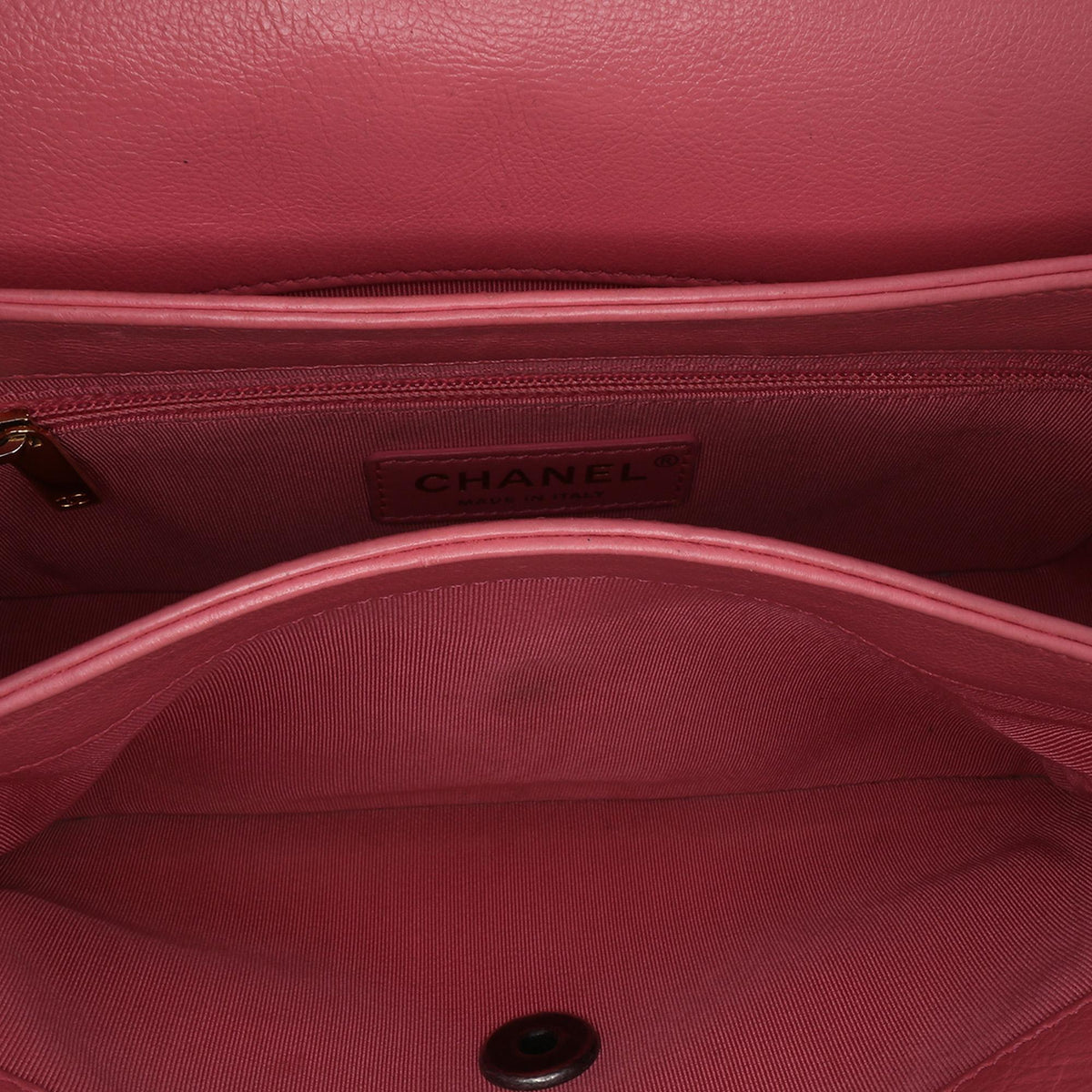 Chanel Quilted Calfskin Straight Lined Flap