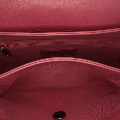 Chanel Quilted Calfskin Straight Lined Flap